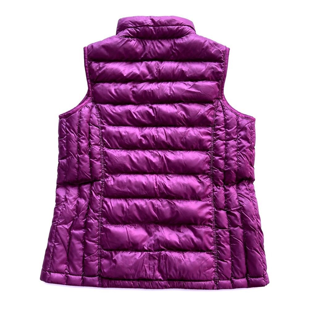 32 Degrees Heat Purple Plum Quilted Puffer Vest Womens Large Full Zip - Picture 2 of 4